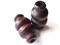 50mm Dark Mahogany Brown Large Hole Wood Beads Decorative Tube Beads Vintage Macrame Beads